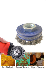 Burgulu Çanak Fırça 65mm