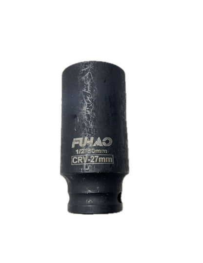 1/2''  Havalı Uzun Derin Lokma  27 Mm