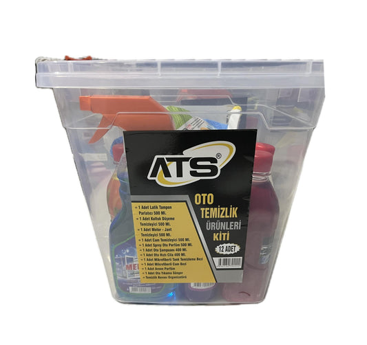 ATS Oto Temizlik Ürünleri Seti 12 Parça