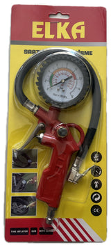 Lastik Hava Şişirme Tabancası Basınç Göstergeli Hava Saati