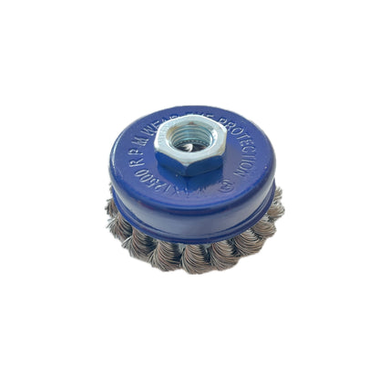 Burgulu Çanak Fırça 75mm