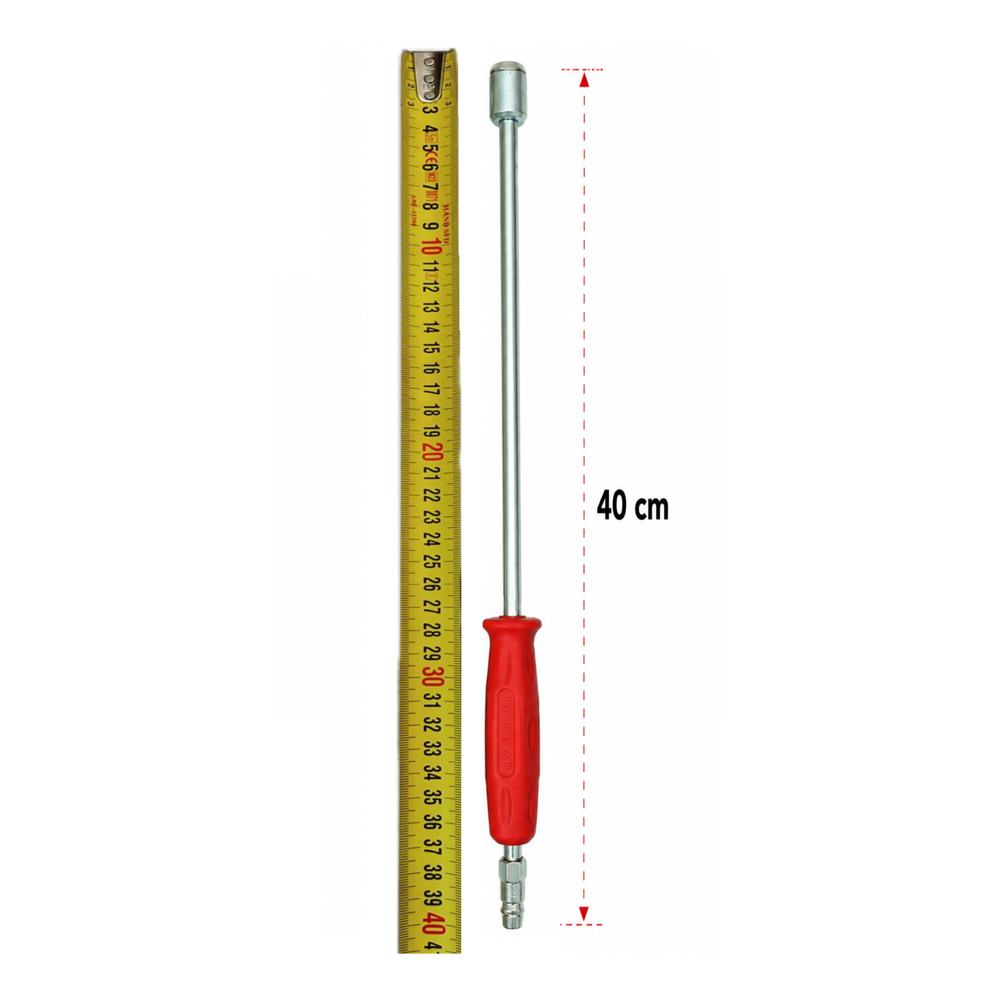 Hava Basma Aparatı(HAVA JAKI) Stoper Uçlu 40 Cm Düz