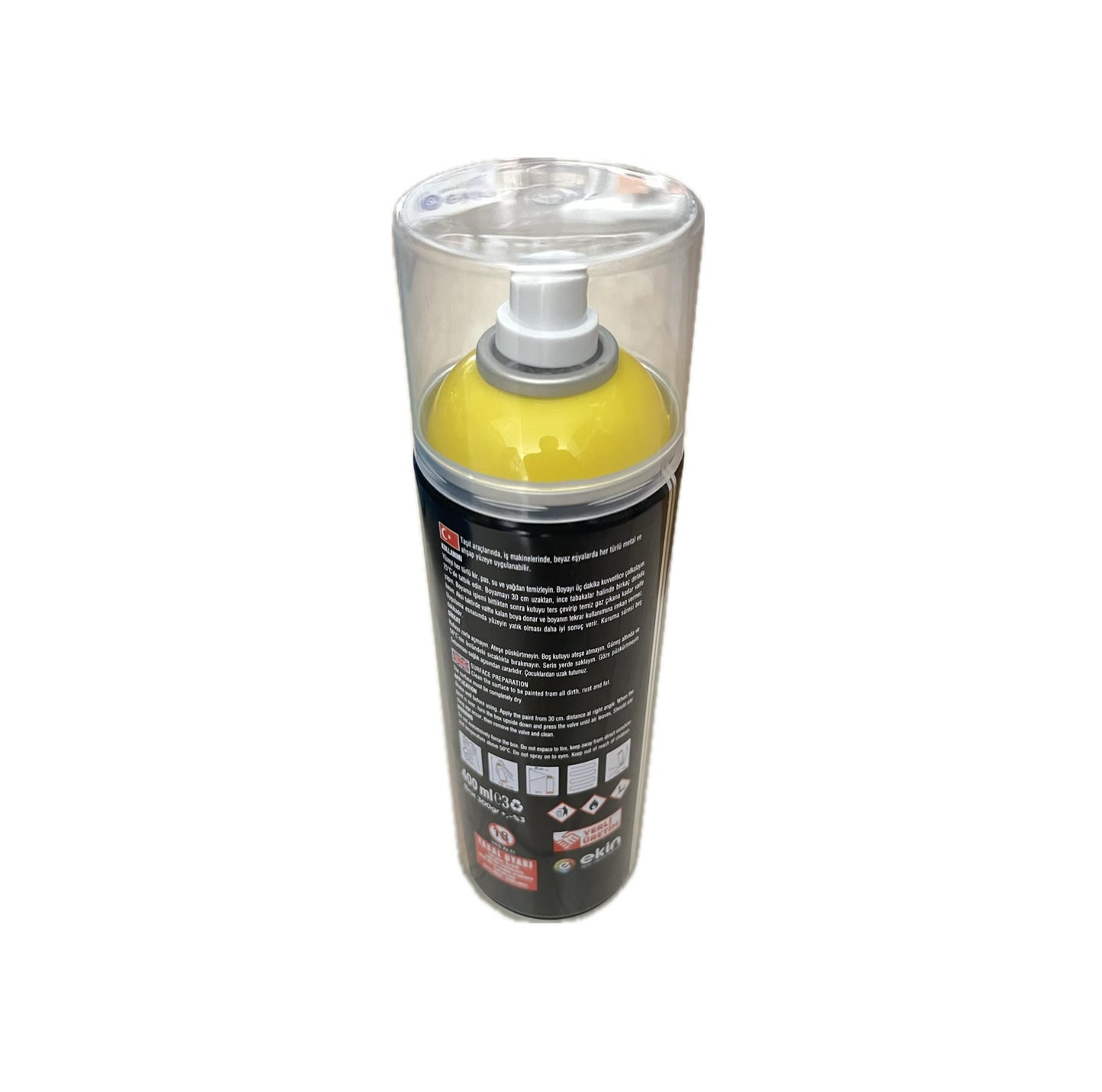 Ekin Sprey Boya Sarı 400 ml Büyük Tüp