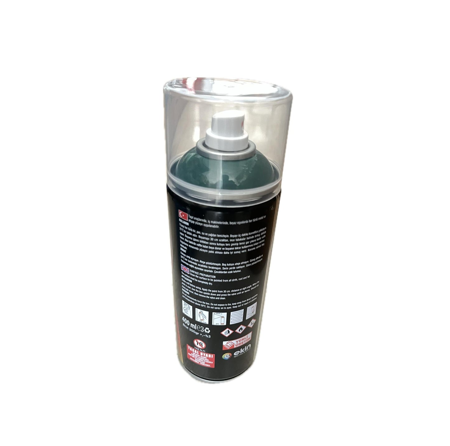 Ekin Sprey Boya Yeşil 400 ml Büyük Tüp